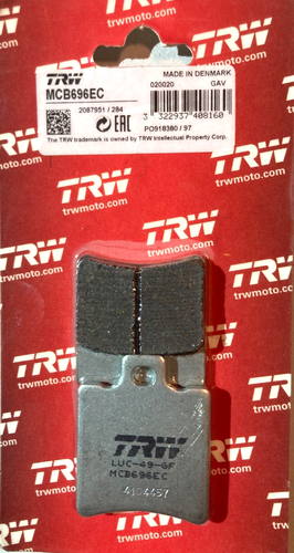 Kit Pastiglie Freno Posteriori TRW MCB648EC Organic Eco Per KTM Supermoto R (2007-2008) E Altre Moto