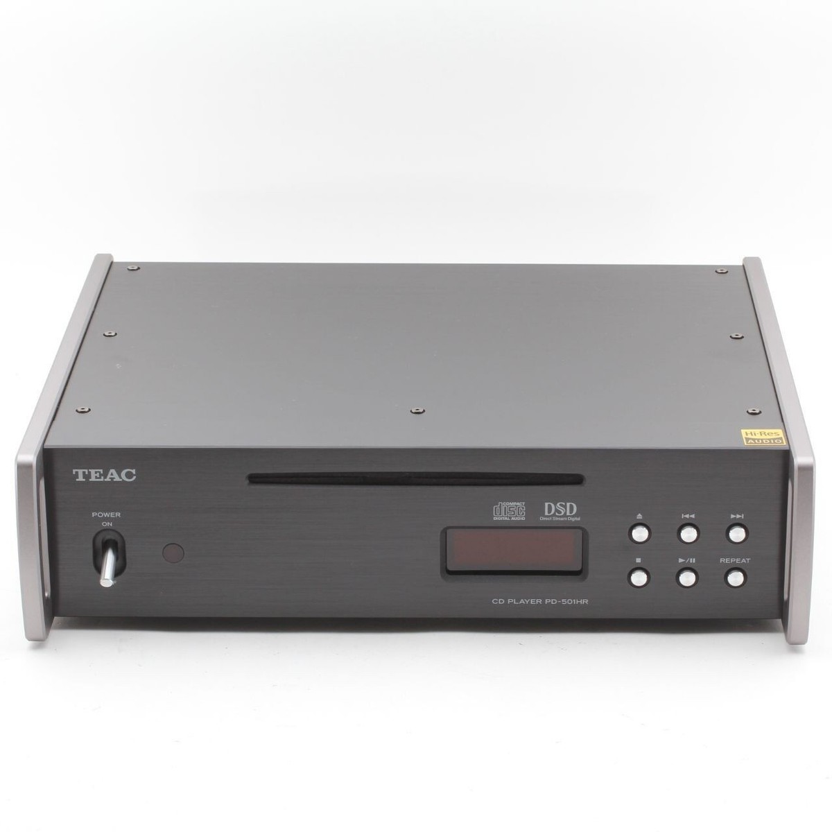 Teac PD-501HR Black Hi-Res AUDIO CD Player w/Cable Tested Japan F  