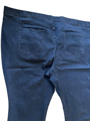 Isaac Mizrahi Live! Jeans alla caviglia ricamato A572531 blu petite taglia 32W nuovo - Foto 6 di 8
