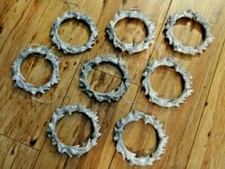 Antler Themed Christmas Tree Ornaments Set of 8