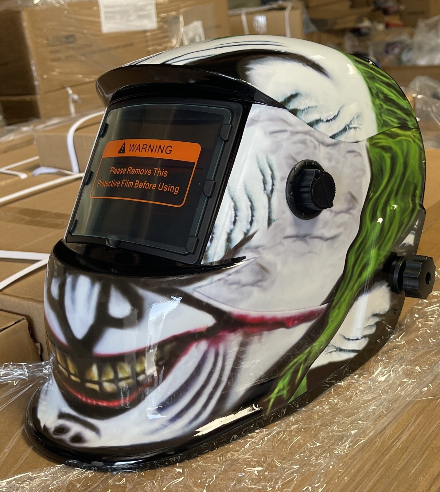 JKMS  New professional Solar Auto Darkening Welding Helmet hood