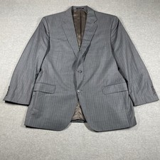 Daniel Cremieux Loro Piana Wool Sports Coat Men's 46R 49 Gray Striped
