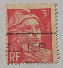 Netherlands Postage ~ 3¢ Red Stamp ~ Posted/Used ~ c.1955