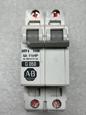 Allen Bradley 1492-CB2 G050 5 Amp Circuit Breaker 2 Pole 1492-CB2G050 1492