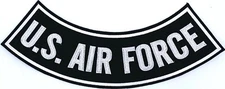 U.S.AIR FORCE MILITARY VETERAN MOTORCYCLE VEST 11" ROCKER PATCH CL-16