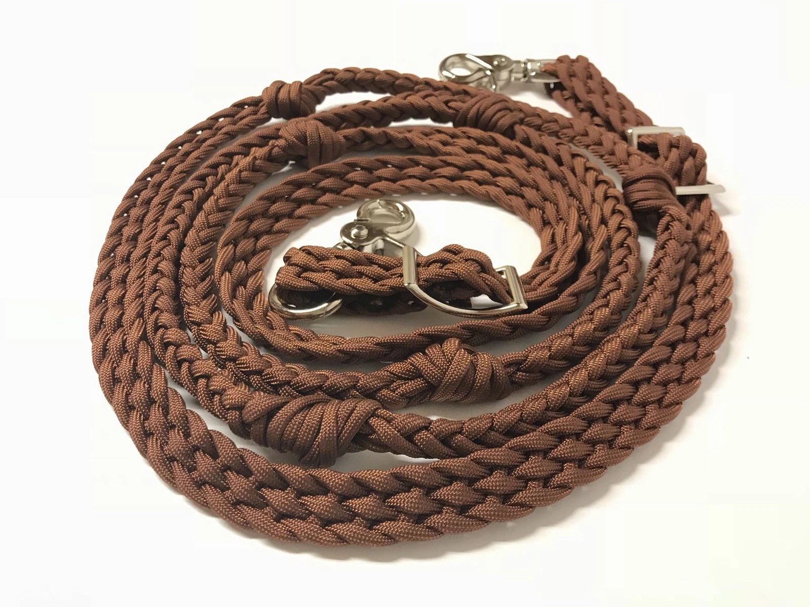 Tiffany's Braided Tack Barrel Reins - Thumbnail 4