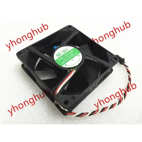 JMC DaTech 0825-12HBTL DC 12V 0.35A 3-Wire 80x80x25mm Server Cooling Fan