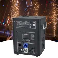 750W Cold Spark Machine LCD Firework Machine DMX512 DJ Stage Effect Black