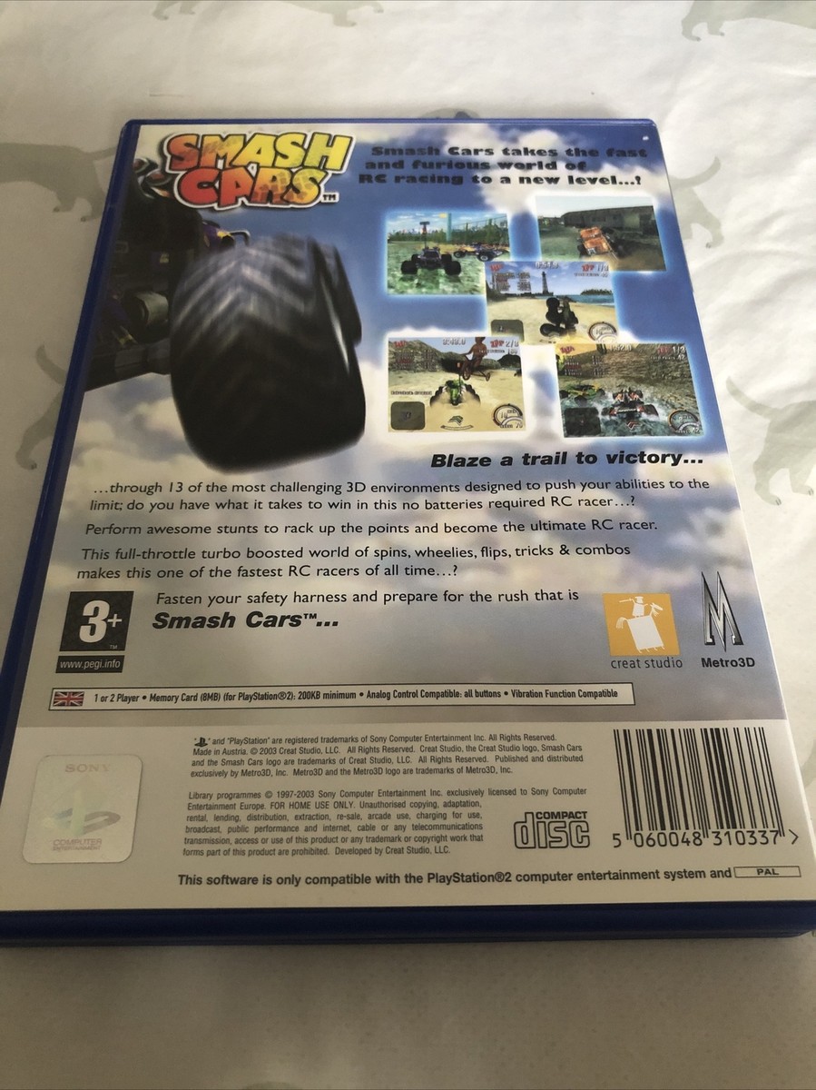 PS2 SMASH CARS COMPLETE PAL UK BOXED GAME UK