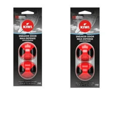 KIWI TWIN PACK! Sneaker Odor Max Defense Shoe Deodorizer Balls For 60 Days!-NEW!