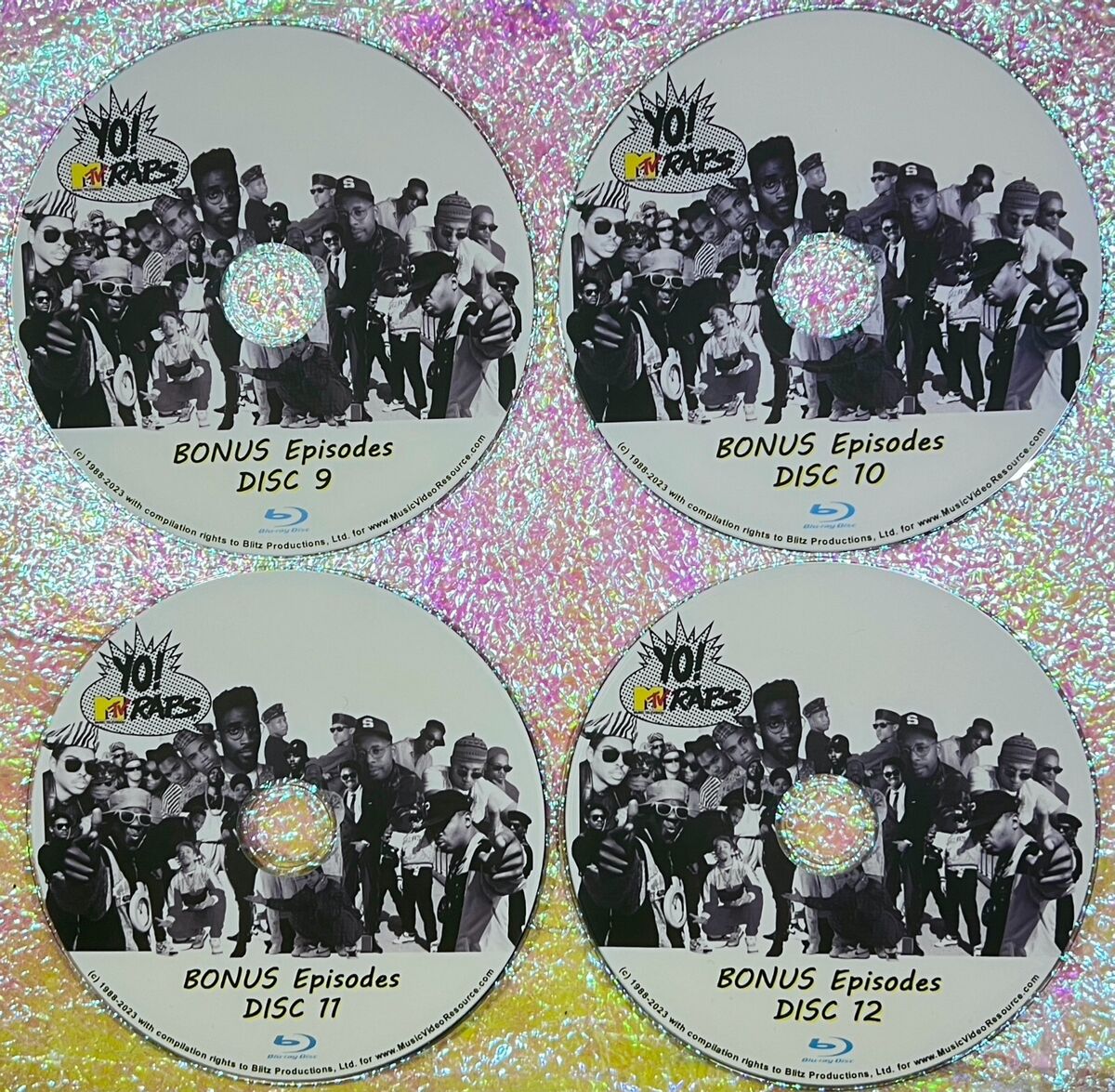 YO! MTV RAPS Series 1988-1997 12 Blu-ray DVD Set 75 Episodes YO! MTV RAPS Series 1988-1997 12 Blu-ray DVD Set 75 Episodes