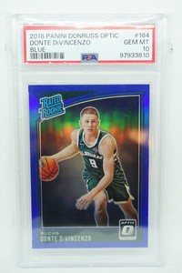 Donte Divincenzo 2018 Donruss Optic #164 Rated Rookie BLUE 16/49 - PSA 10 INVEST