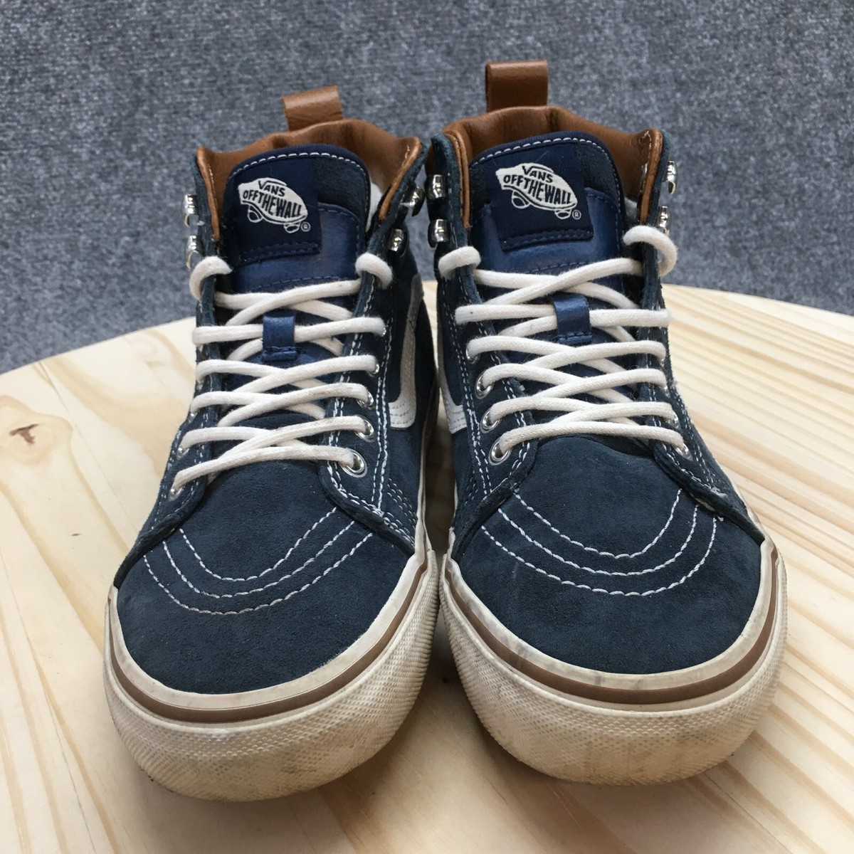 Vans Shoes Womens 7.5 Sk8 Hi Scotchgard 3m Sneakers Blue 