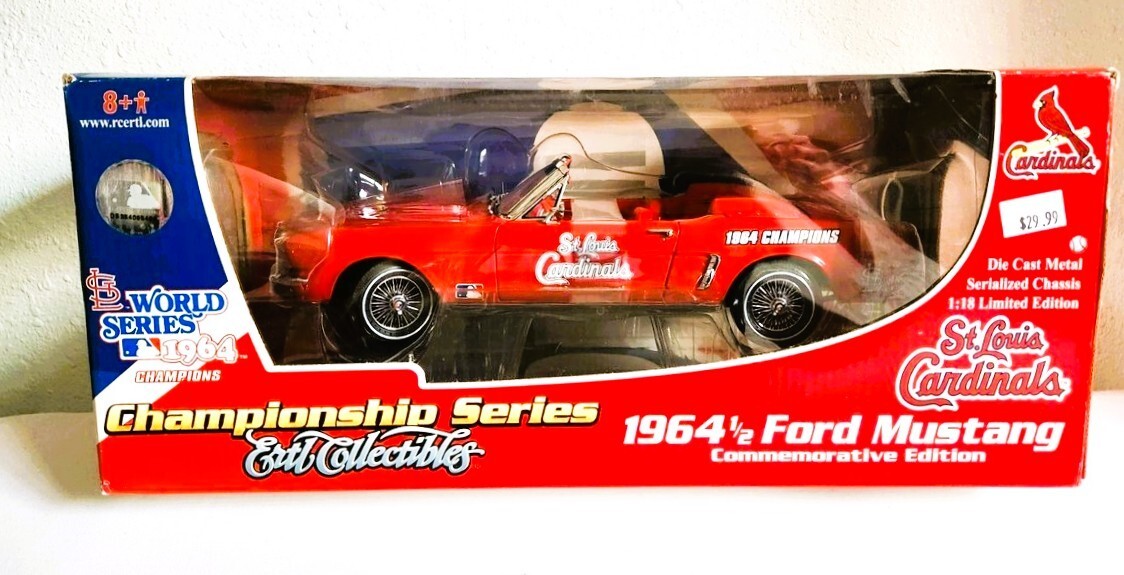 St Louis Cardinals MLB 1964 Ford Mustang World Series Champions 1
