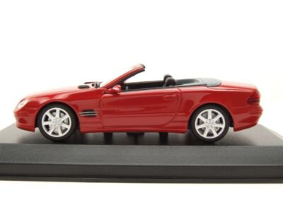 Minichamps Maxichamps 1/43 - Mercedes Benz SL Class R230 2001 Rouge - NEUF, Prévente