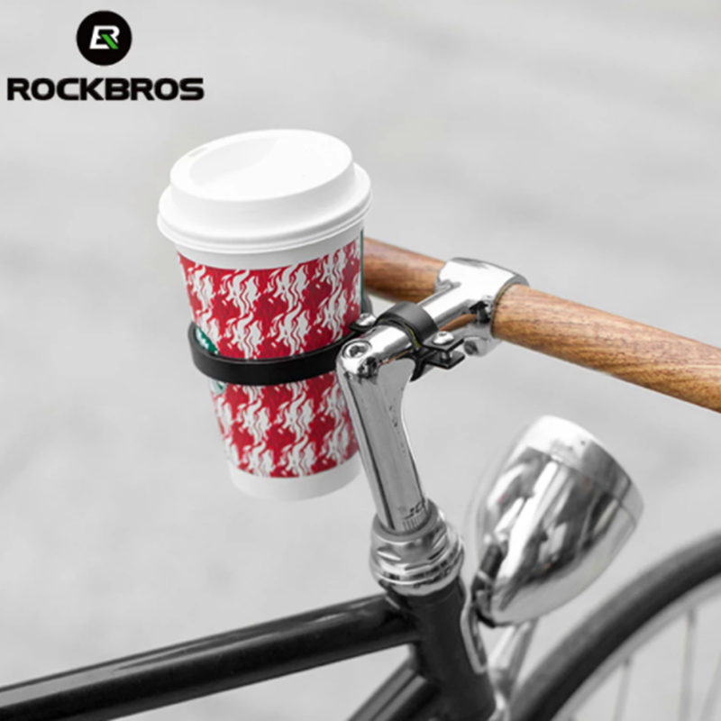ROCKBROS Cycling Bike Bottle Holder Bicycle Coffee Cup Cage Handlebar Mount