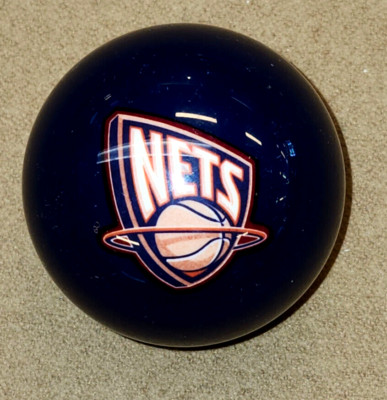 POOL BALL  CUE BALL BROOKLYN NETS NBA - BRUNSWICK CHALK THE GAME ROOM STORE N.J.