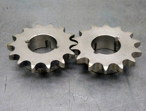 Martin 50BTB14 Roller Chain Sprocket #50 14 Teeth 1-1/4" Bore Lot of Two (2)