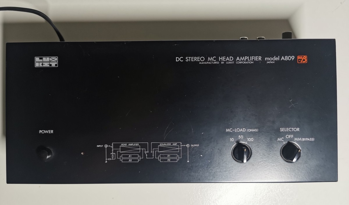 LUXKIT DC STEREO MC HEAD AMPLIFIER A809
