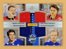  2020-21 SP Game Used '20 NHL All Star Skills Fabrics Quad #ASQMTPT 