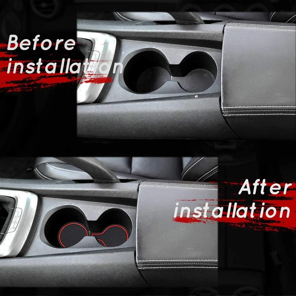 Alfombrillas antipolvo Auovo para Chevrolet Camaro 2010-2015 accesorios de consola central Foto 2 de 4