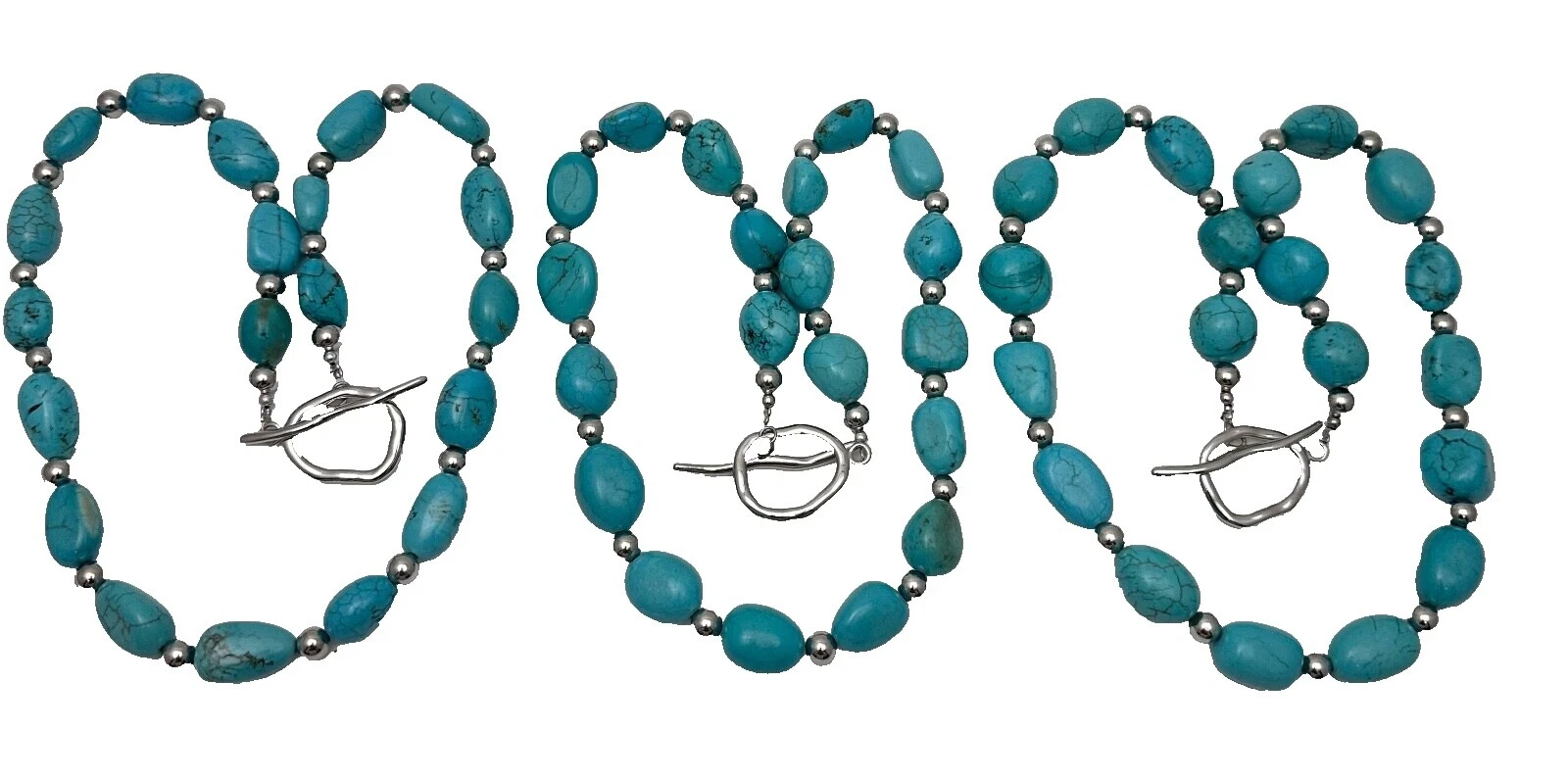 Colares e pingentes Artesanais com Contas de Ródio