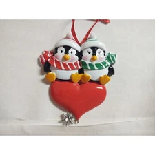 Penguin Heart Ornament by PolarX