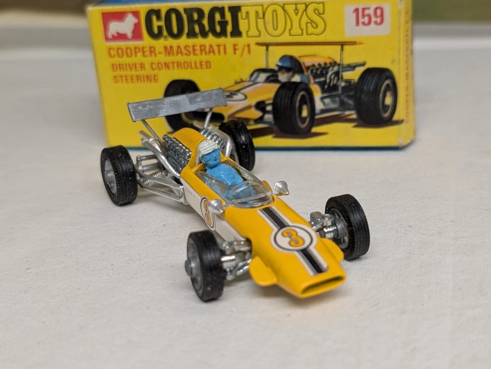 Corgi Toys 159 Cooper Maserati F/1 Vintage original modelcar - Bild 2 von 4