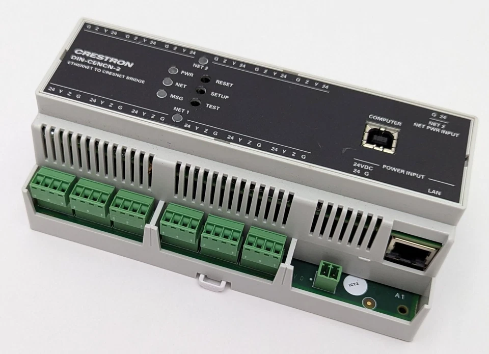 Crestron DIN-CENCN-2 Ethernet to Cresnet Network Bridge (6507141) - Working - Image 2 of 4