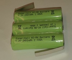 NiMH Akku 3.6V 2400mAh 2er Set - SM Stecker Für Elektrospielzeug & Werkzeug
