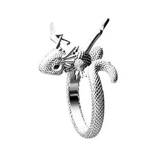 2Pcs Dragon Yarn Guide Ring Thimble For Kniting Crochet Adujustable Tension Ring