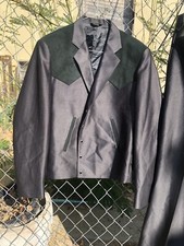 Vintage Mesquite Niver Western Wear Blazer Mens Size 46R Made In USA Pearl Snap