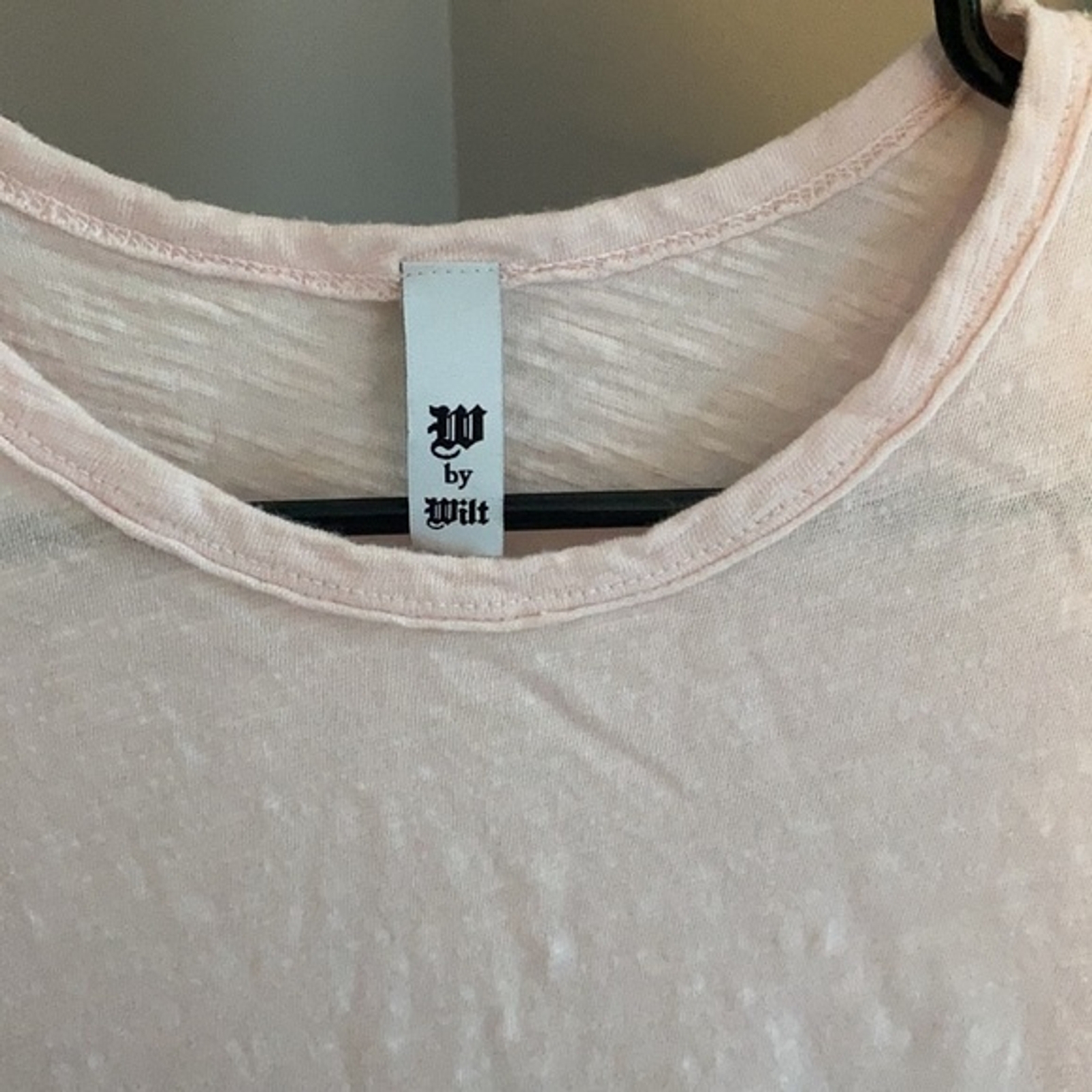 W by Wilt Pink Basic Tee. Size medium. - image 3