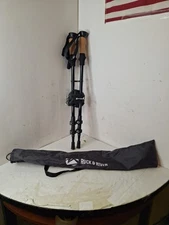 Ruck & River Trekking Poles Aluminum 24.5" to 54" Black Battlbox