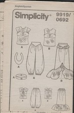 jasmine costume pattern products for sale | eBay