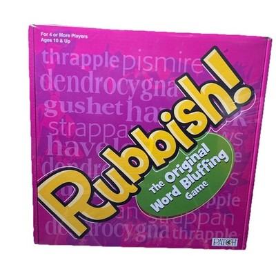 Rubbish! The Original Word Bluffing Game. NEW & FACTORY SEALED