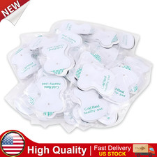 50 X Snap On Replacement Electrode Pads Bulk Fits For Tens Unit Therapy Massager