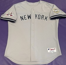 Authentic 2009 All-Star Mark Teixeira New York Yankees Majestic #25 Jersey 52