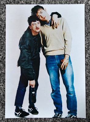 BLUR - Vintage 1995 Magazine Poster - Damon Albarn, Graham Coxon - Britpop RARE!