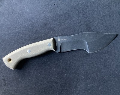 Boker Plus Tracker Fixed Blade Mini Knife, Brown Micarta Handles