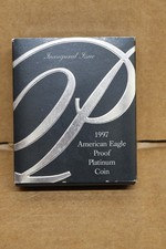 Platinmünze 1997 W American Eagle PP 1/10 Oz geringe Auflage erstes Jahr