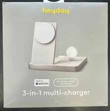 Heyday 3-in-1 Multi-Charger For Apple Products iPhone, Watch, and Earbuds