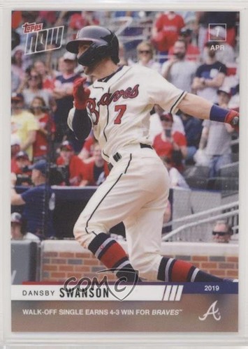2019 Topps Now 55 Dansby Swanson