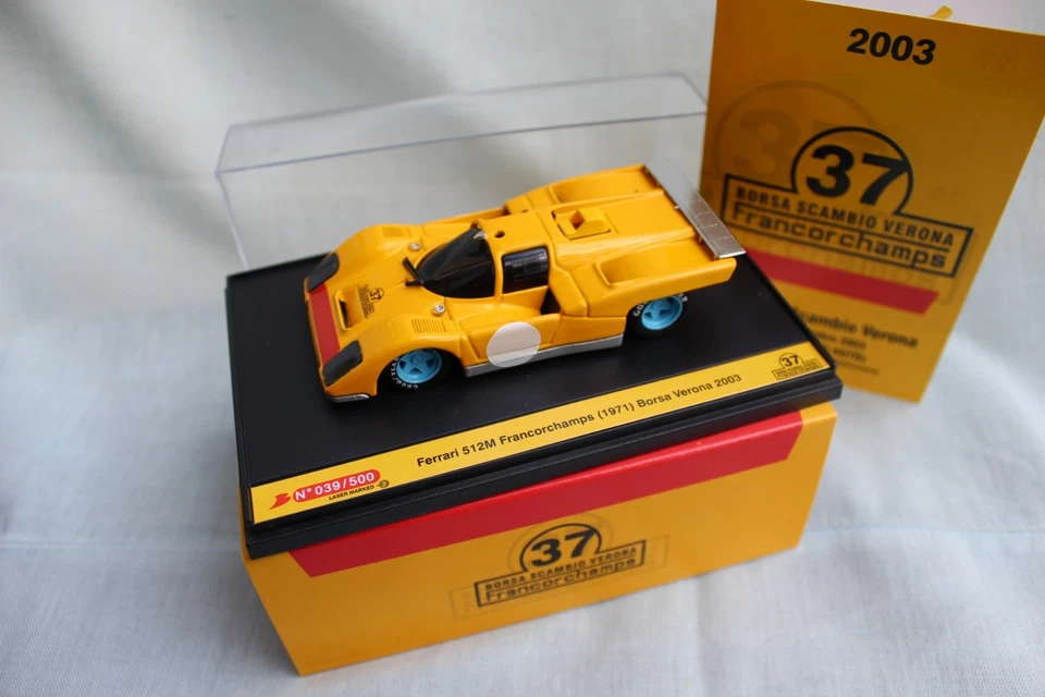 Brumm, Ferrari 512M Ecurie Francorchamps, 1/43, limited edition Borsa Scambio VR - Immagine 2 di 4