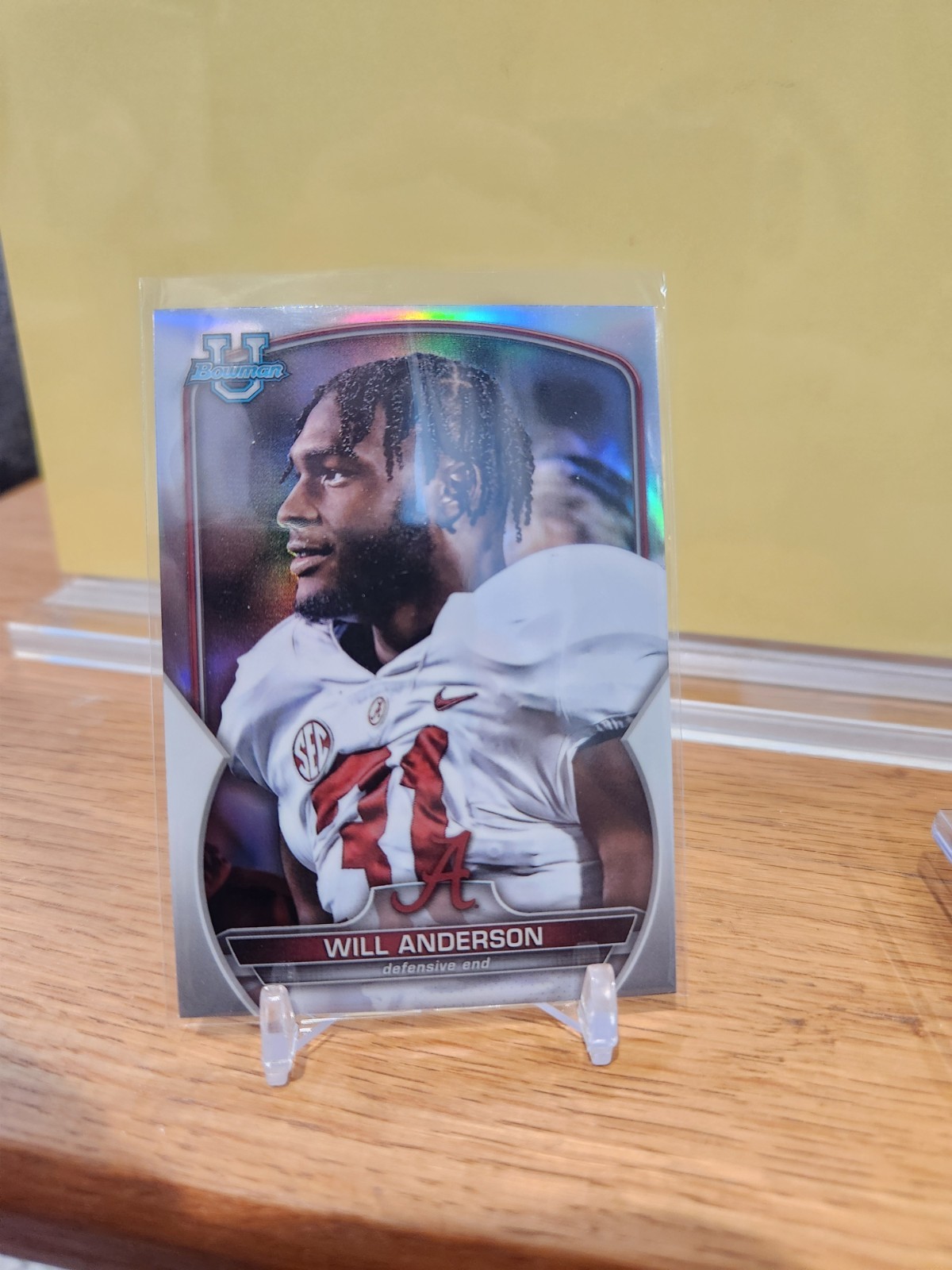 2022 Bowman U Chrome Image Variation Refractor Will Anderson #52