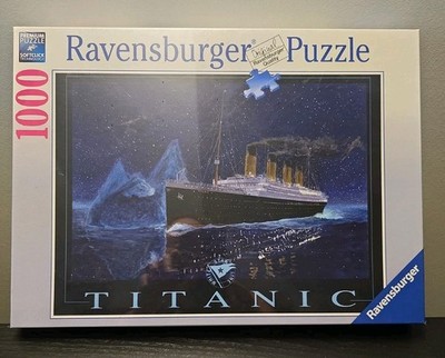 Rare NEW & Sealed - TITANIC At Night White Star Line Ravensburger 1000 pc PUZZLE