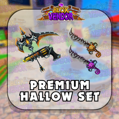 Murder Mystery 2 MM2 | Premium Hallow Set | Godly Knives and Guns