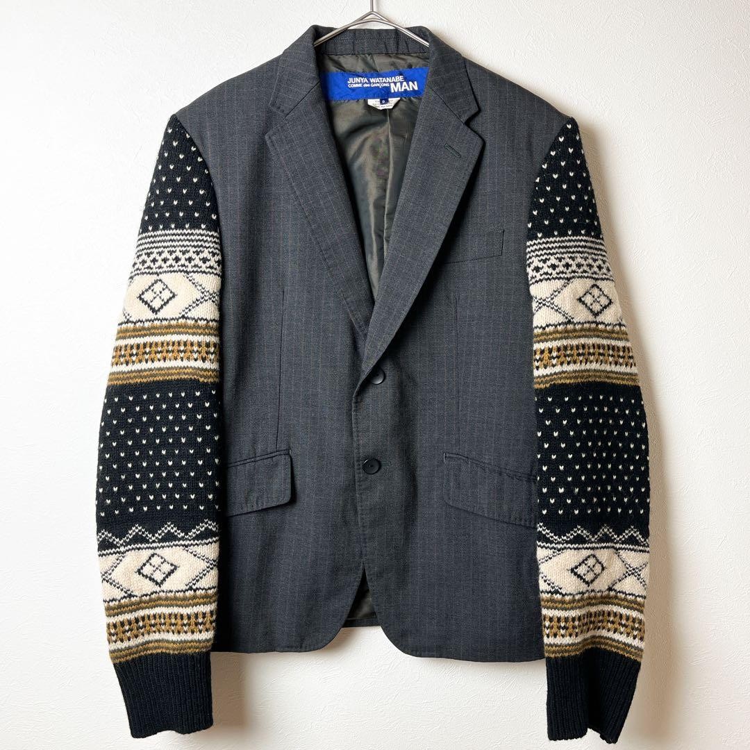 Junya Watanabe Tailored Jacket With Different Mat… - image 3