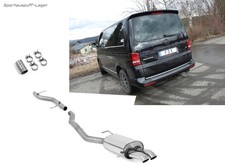Fox Racing-Komplettanlage ab Kat. VW T5 Bus 2x63mm Dieseloptik scharf