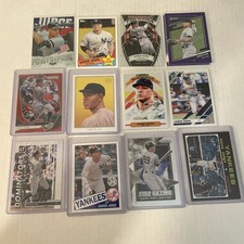 Aaron Judge 12 Card Lot Yankees Topps Prizm Donruss